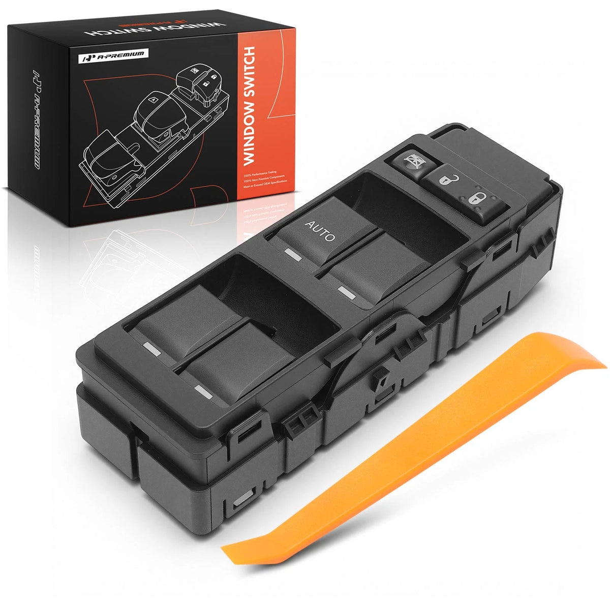 Front Left Power Master Window Switch for Ram Dakota, Jeep Compass (2011) - 4602780AA, 4602780AB, 4602780AC, 4602780AD, 901-459, 901459