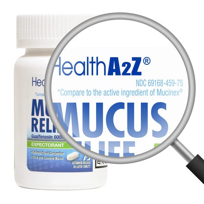 Mucus Relief Guaifenesin 600 mg (12 Hour) - 75 Count