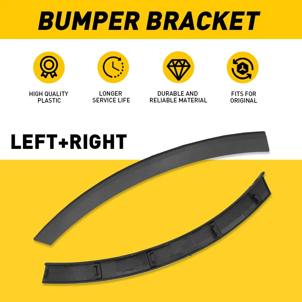 Set of 2 Front Bumper Side Trim Molding for Toyota RAV4 (2016–2018)