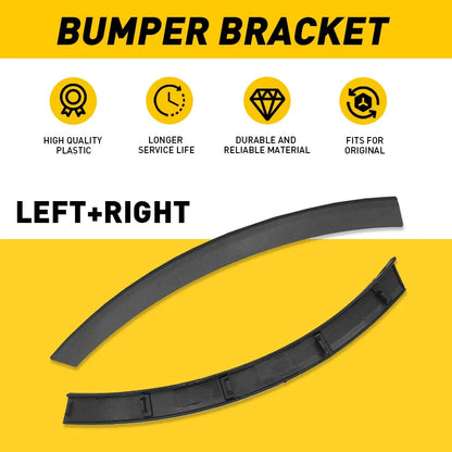 Set of 2 Front Bumper Side Trim Molding for Toyota RAV4 (2016–2018)