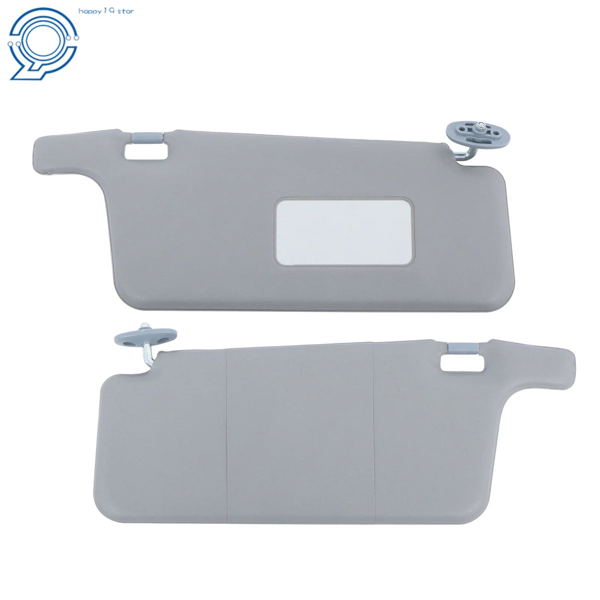 Set of 2 Sun Visors for Honda Civic (1996–2001) Gray LHD
