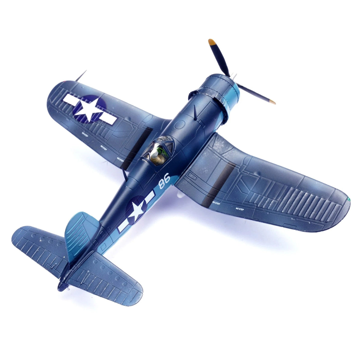1/72 Scale WWII USMC F4U Corsair Fighter VMF-214 Model Plane Decor