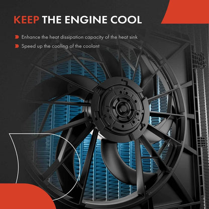 Cooling Fan Assembly with Brushless Motor for Hyundai Sonata (2021–2023)