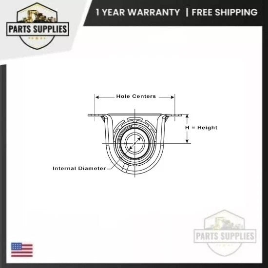 Driveshaft Center Support Bearing for Honda CR-V II (2002–2006)