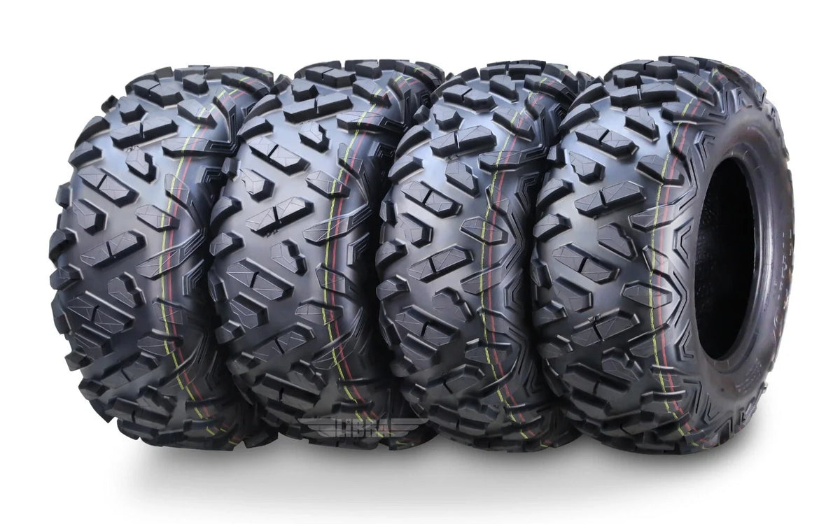 Set of 2 ATV Tires 23x7-10 & 22x10-10 for Kawasaki Brute Force 300 (2012–2017)