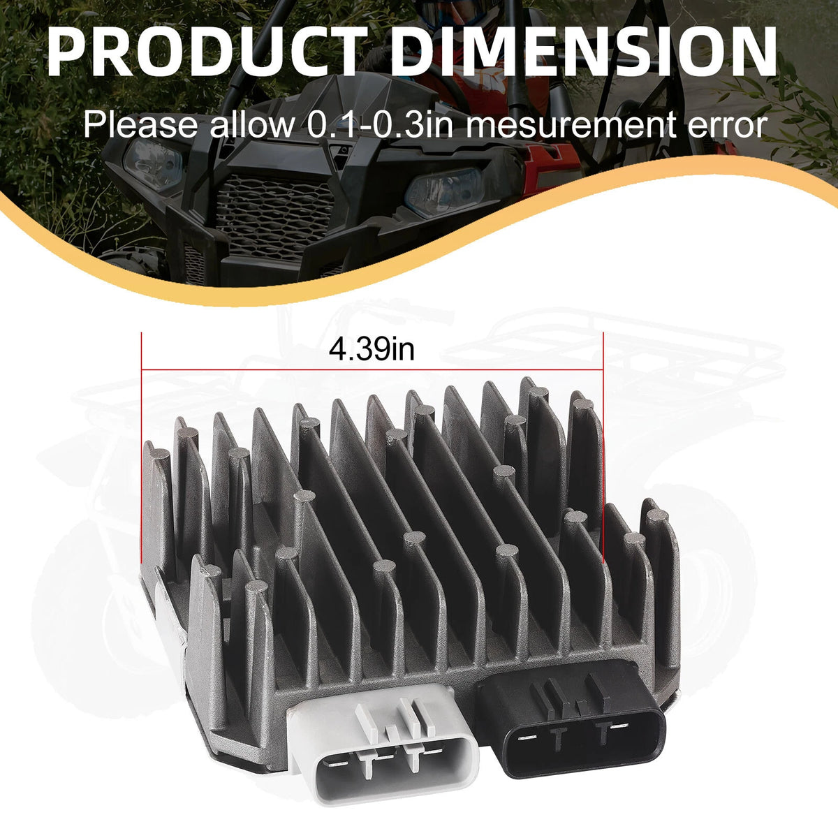 Voltage Regulator Rectifier for Polaris Ranger 500 570 900 Crew XP 1000 (4016868, 4014856)