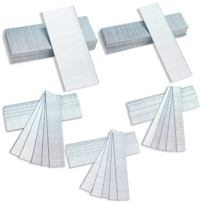 5000-Count 18 Gauge Galvanized Brad Nails (2”, 1-1/4”, 1”)