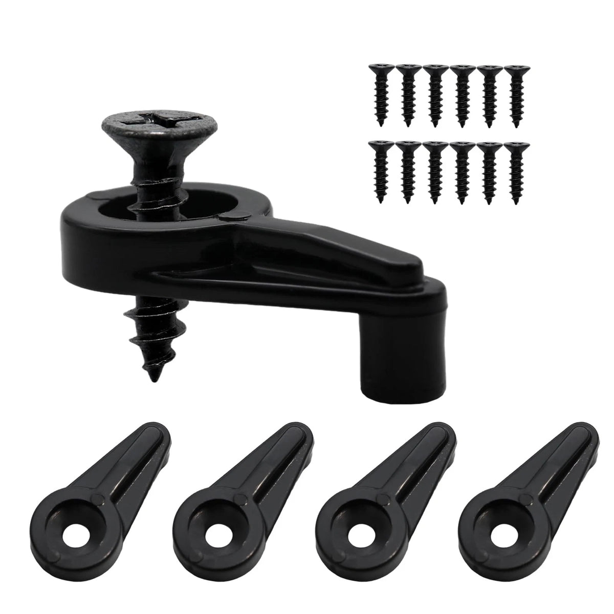 50 Pack Glass Retainer Clips for Window Screens (4-5mm)