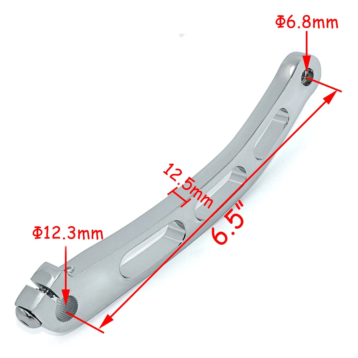 Chrome Billet Aluminum Foot Shift Lever for Harley Dyna FLD FXD FXDF (1991–2017)