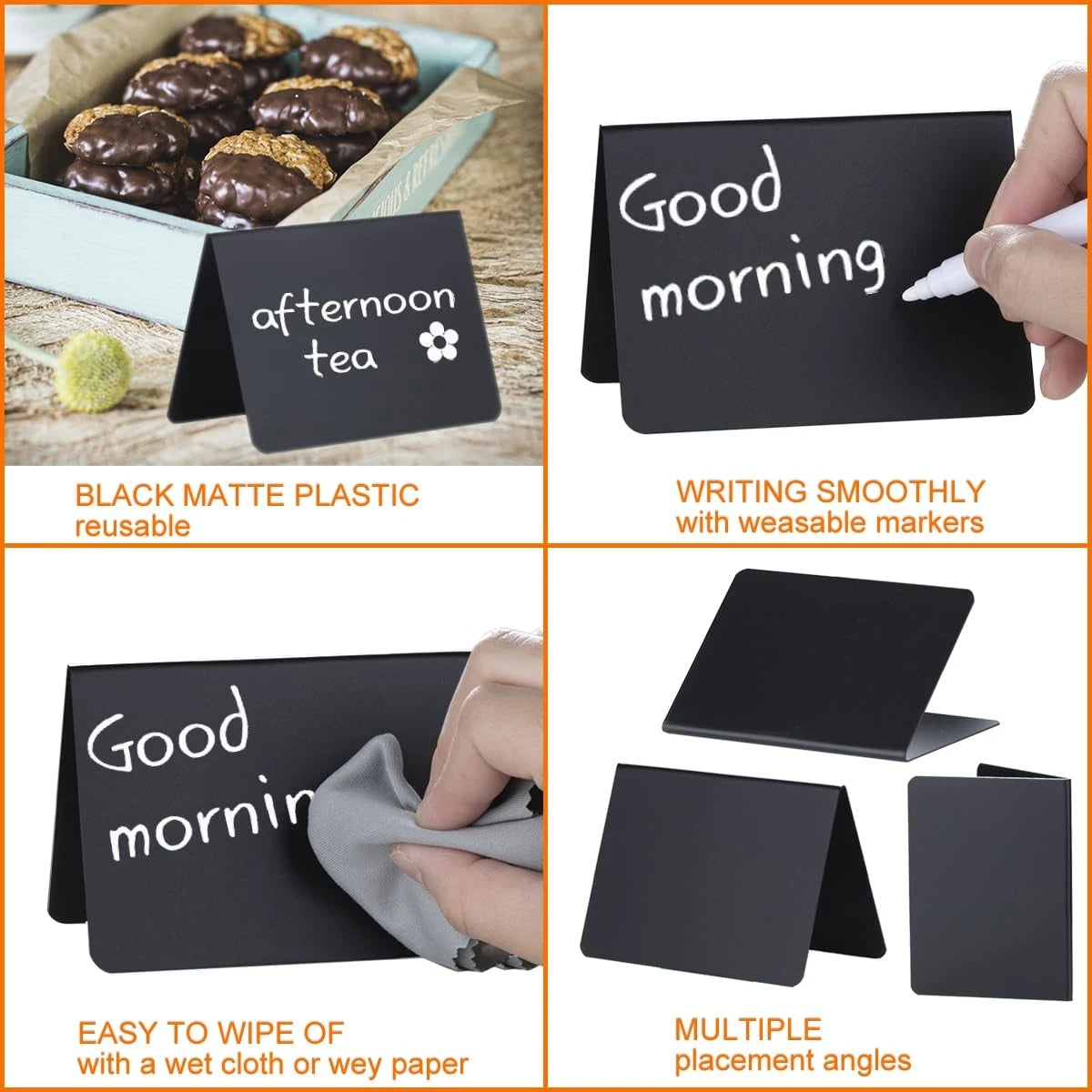 20 Pack Mini Chalkboard Signs for Food Buffet Party