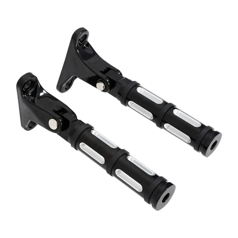 Black Passenger Footpeg for Harley Touring Street Electra Glide (1993–2025)
