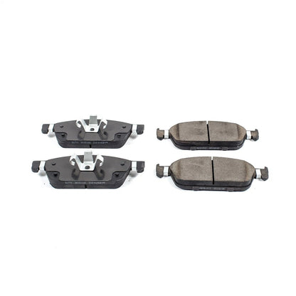 2X Powerstop Brake Pad Set Front for Lincoln MKC, Ford Focus (2015–2019) 16-1771, EHT1771H