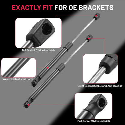 2x Front Hood Lift Supports for Hyundai Santa Fe (2013–2018)