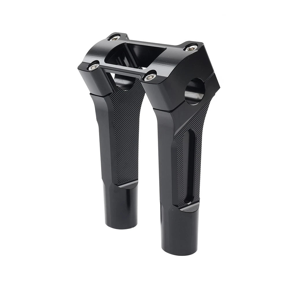 2X 8-Inch Pullback Handlebar Risers for Harley Dyna M8 Softail (2018–2021)