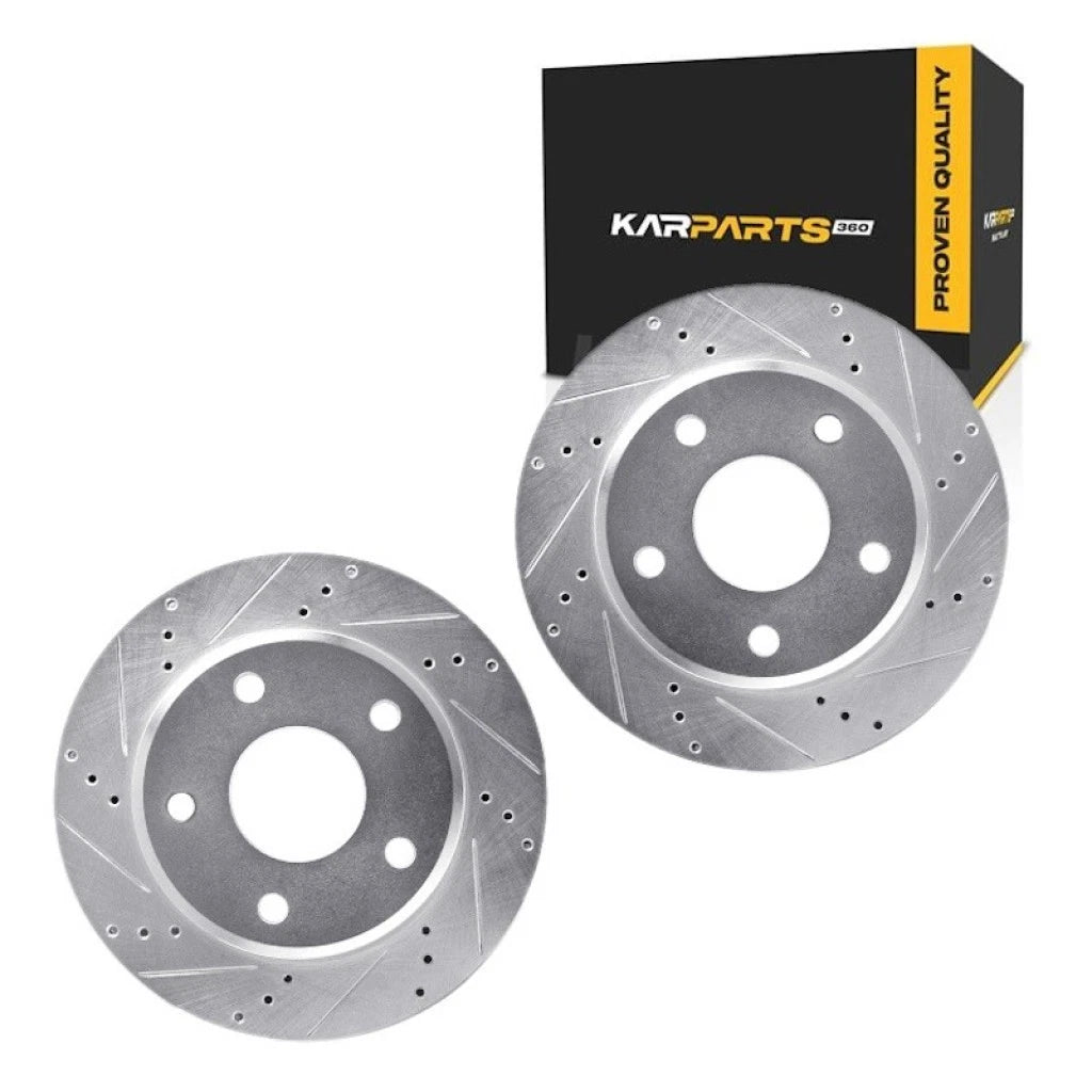 Drilled and Slotted Rotors for Ram Dakota (2011) ALX-PAU-DF-7002-40044-CLA3