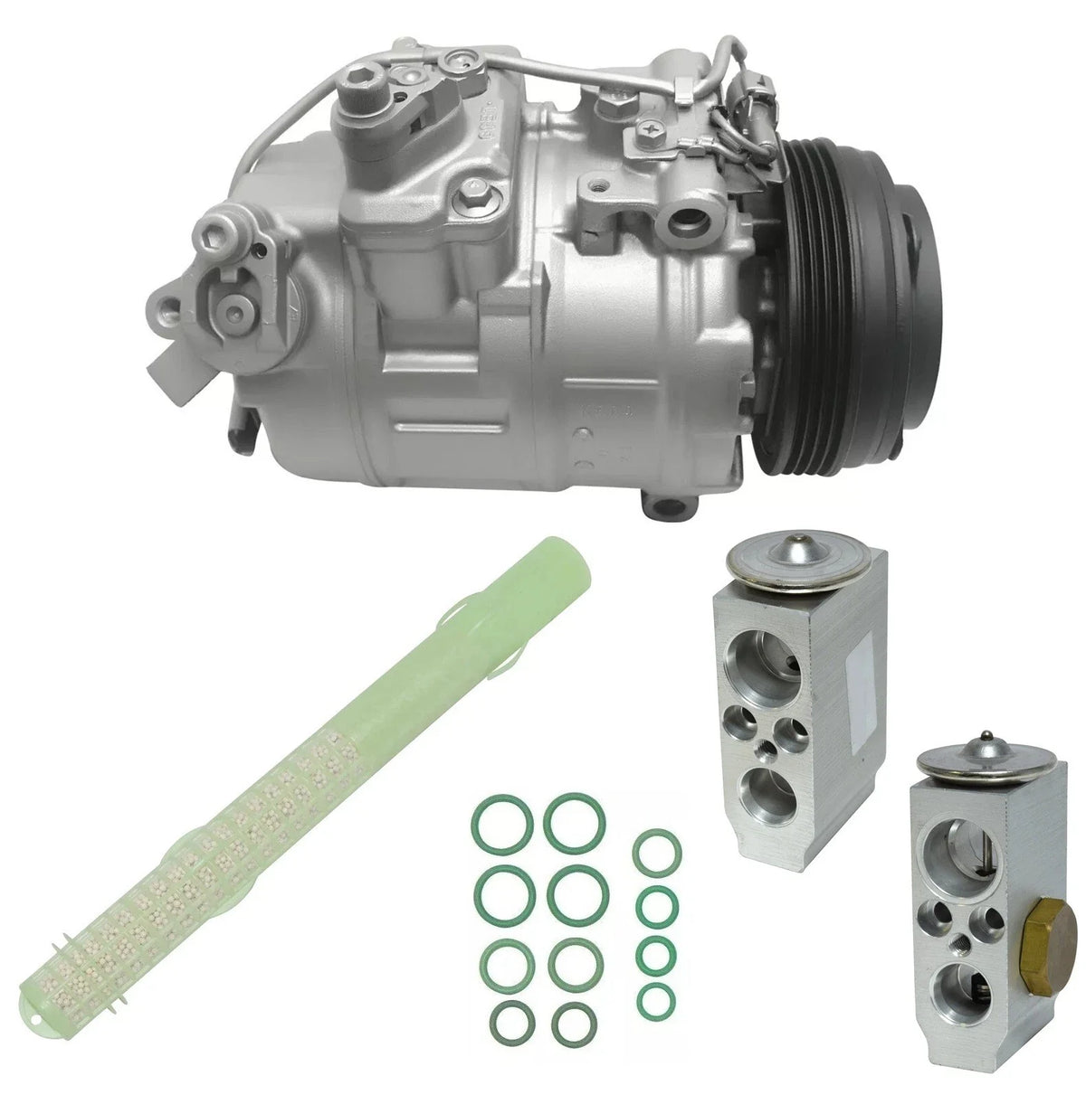 AC Compressor Kit for BMW 750Li xDrive 4.4L (2011–2015) Rear AC