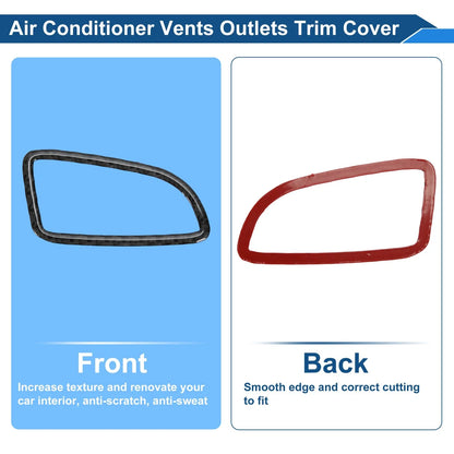 Set of 2 Air Condition Outlet Vent Trim Cover Frame for Mercedes-Benz C300 