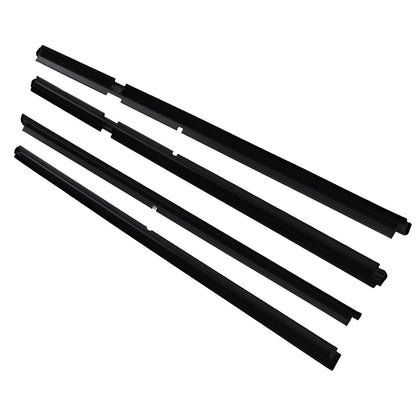 Set of 4 Door Window Weatherstrip Trim for Jeep Grand Cherokee (1999–2004)