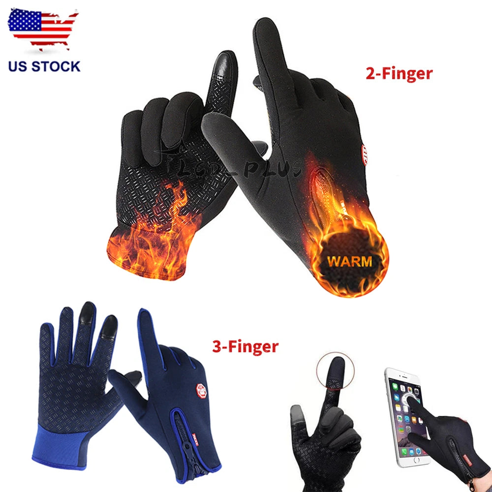 Thermal Windproof Waterproof Winter Gloves Touch Screen for Men Women