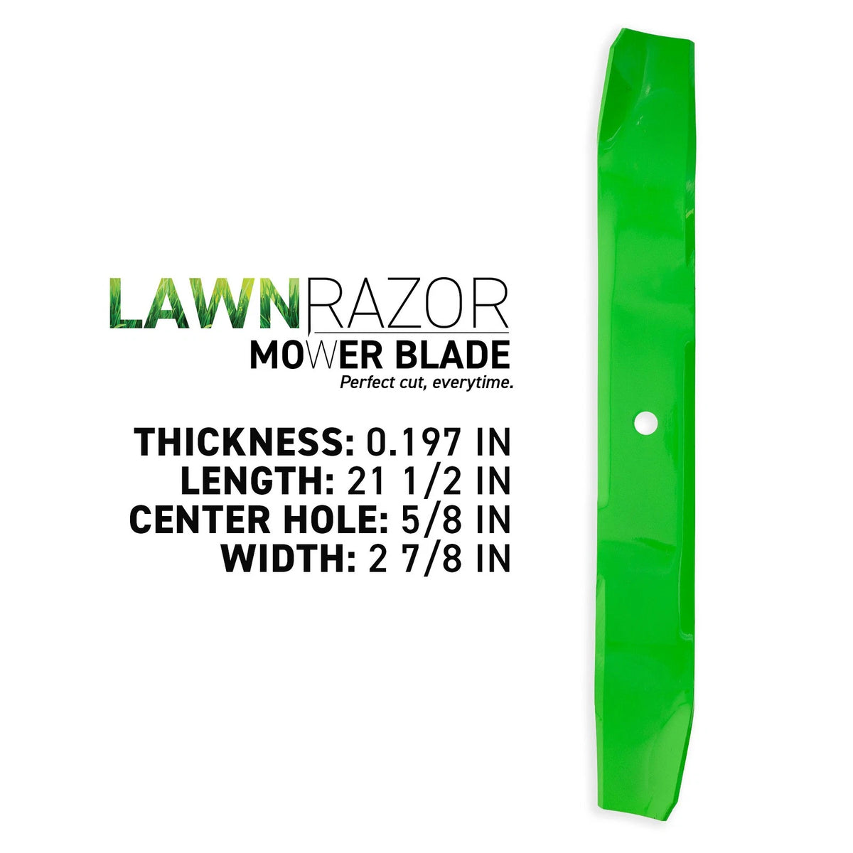 3X High Lift LawnRAZOR Blades for Gravely PM260Z PM310 (09081200, 09246600)