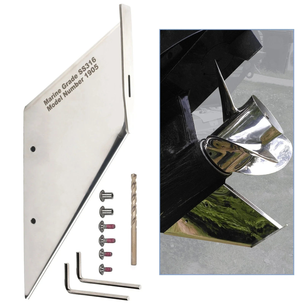 Skeg Guard Protector for Mercury Verado 150-300 hp (2005–2018)