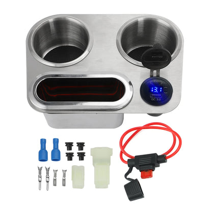Console Drink Bezel with USB & Phone Cup Holder for Pontiac Firebird (1973–1981)