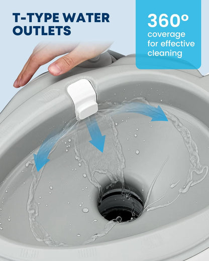 Portable Camping Toilet 5.3 Gal for Kohree (No Part Numbers)