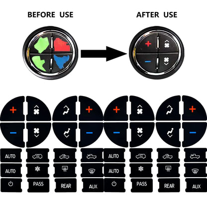2 Packs AC Dash Button Repair Kit for Chevy