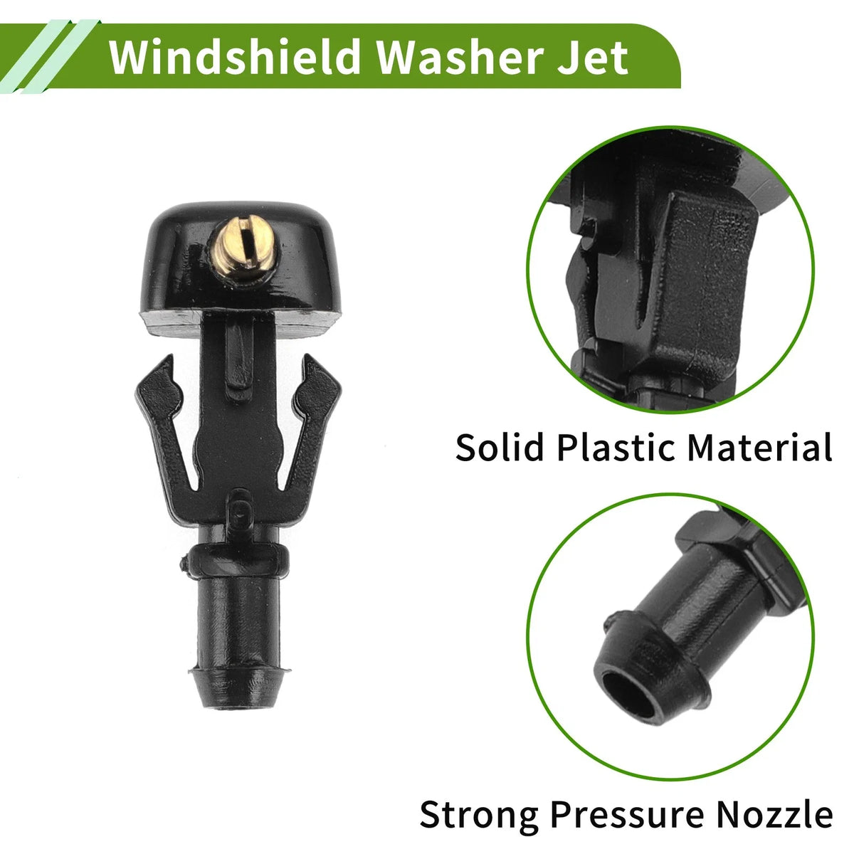 Washer Nozzle with Hose Connector for Ford (No. 3W7Z17603AA)