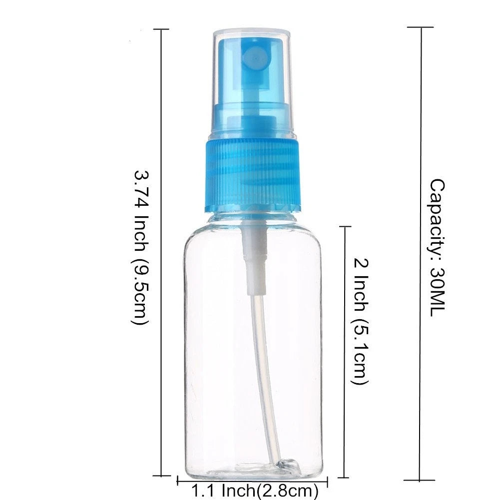 Set of 4 Spray Bottles 30 ml for Automotive Detailing