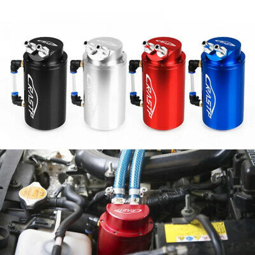Aluminum Engine Oil Catch Tank Can Breather Kit for RASTP