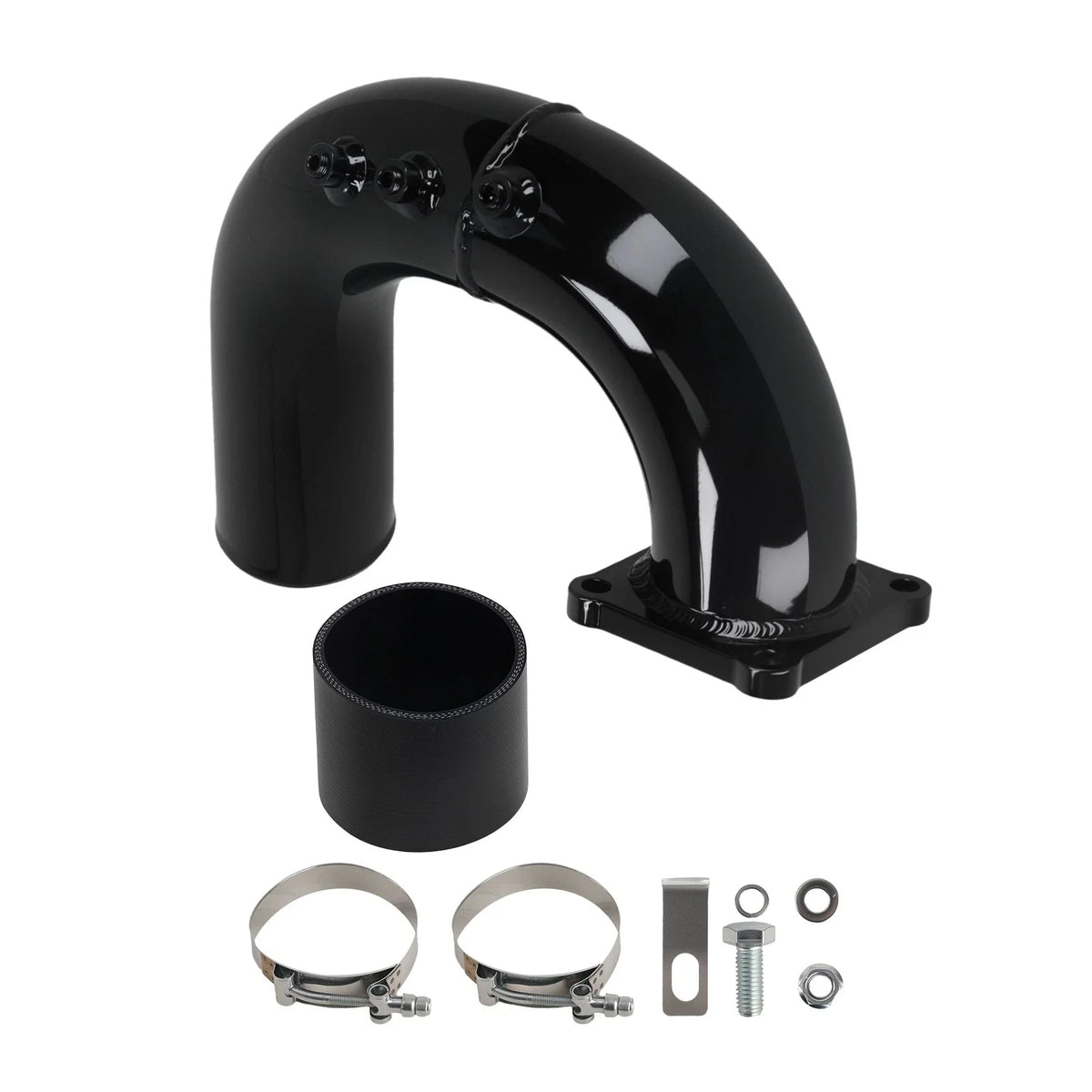 Performance Diesel Intake Pipe for Dodge Ram 5.9L (2003–2007) 3" Clamps Black