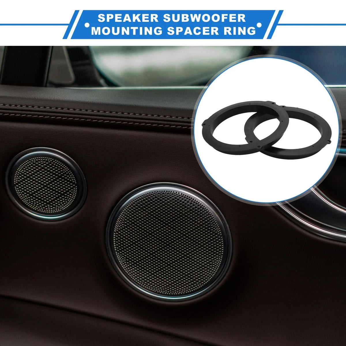 2X Speaker Spacer Ring for Ford Escape (6.5'' Tweeter)