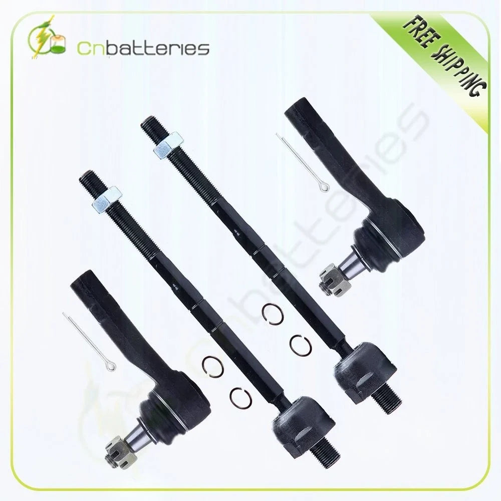 Set of 4 Inner & Outer Tie Rod End Links for Ford Explorer Ranger (1995–2004)