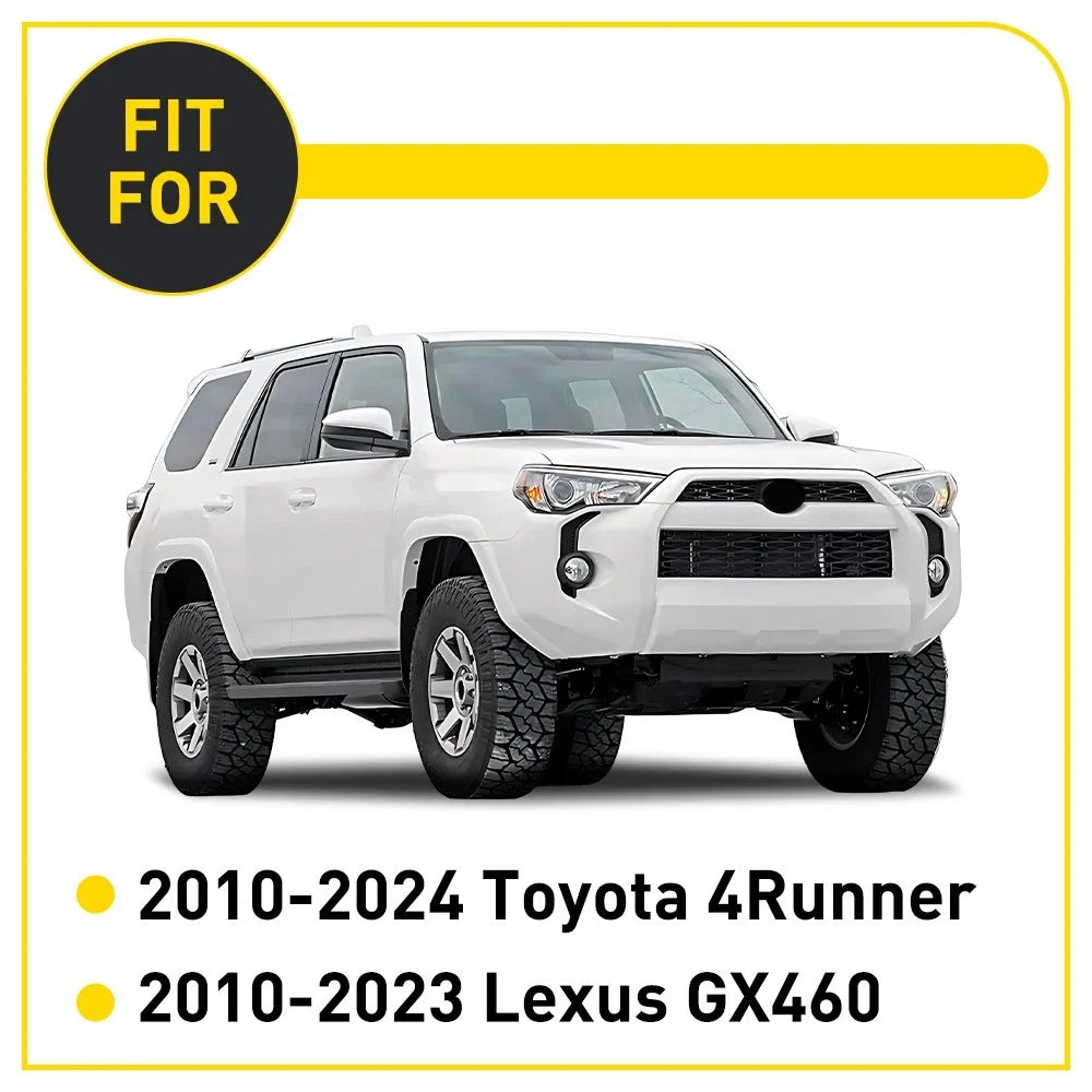 4Pcs Inner Door Glass Weatherstrip Set for Toyota 4Runner (2010–2024)