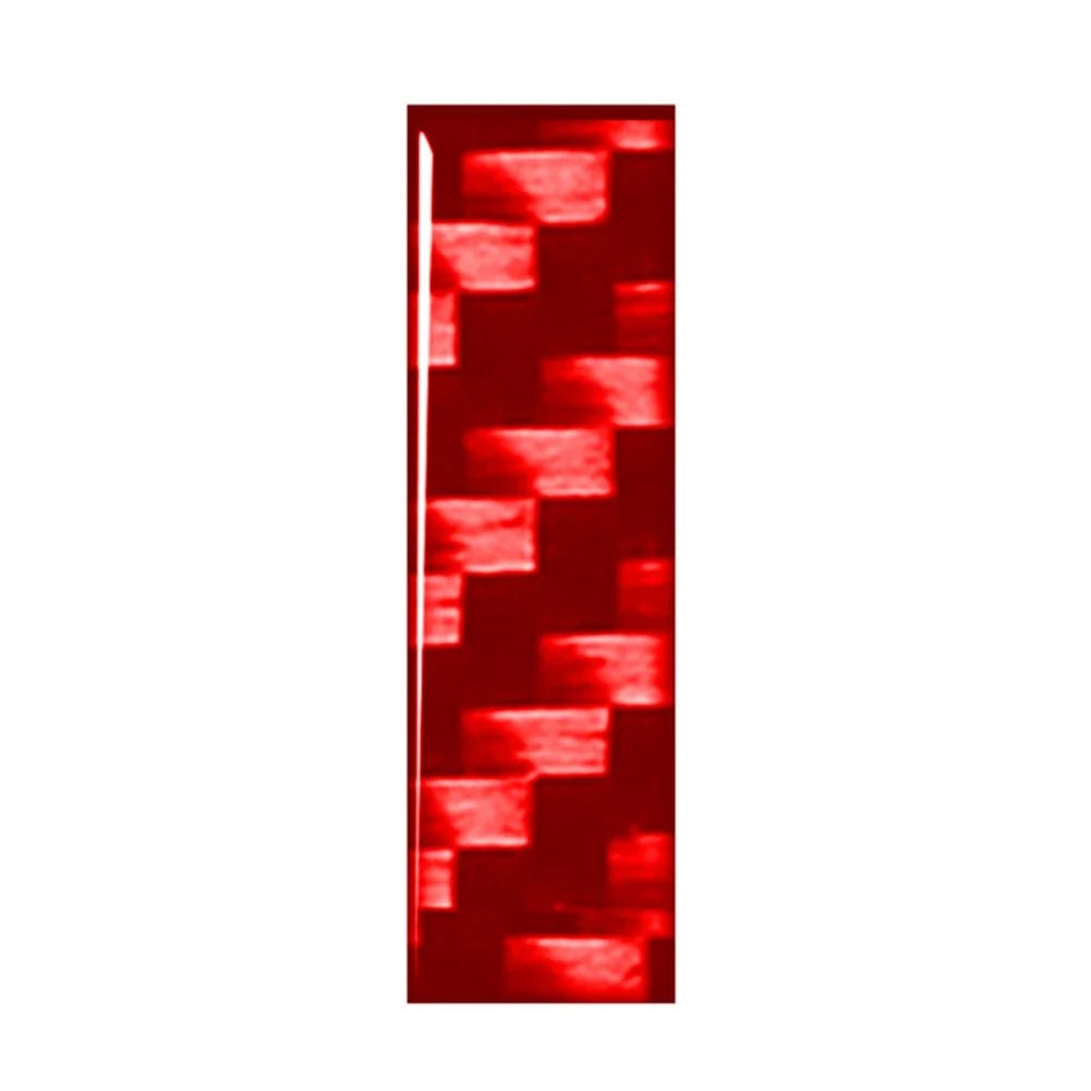 Carbon Red Door Wall Car Window Badge Emblem Decals for