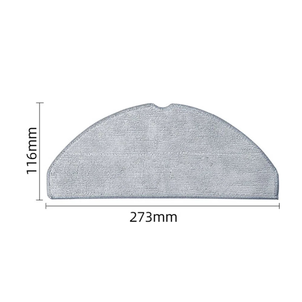 Set of 4 Microfiber Mop Cloths for Vyzzle D10 (Robotic Vacuum)