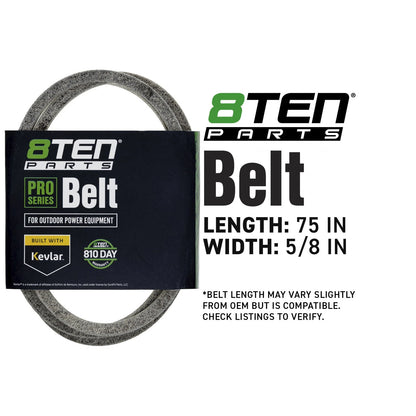 8TEN Kevlar Belt for Gravely HR1536FX (D38007, 573978301, 5021251, D-3900)