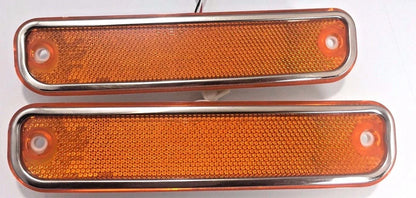Amber LED Side Marker Front Fender Lights for Chevy GMC Truck (1973–1980)