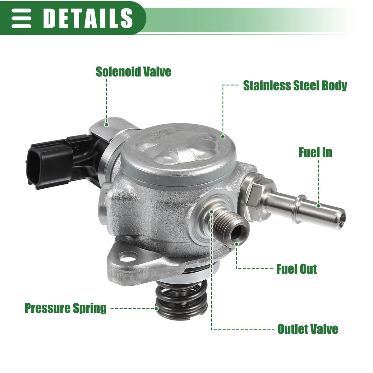 Fuel Pump for Ford Focus (2012–2018) Metal No.CM5E-9D376-CB