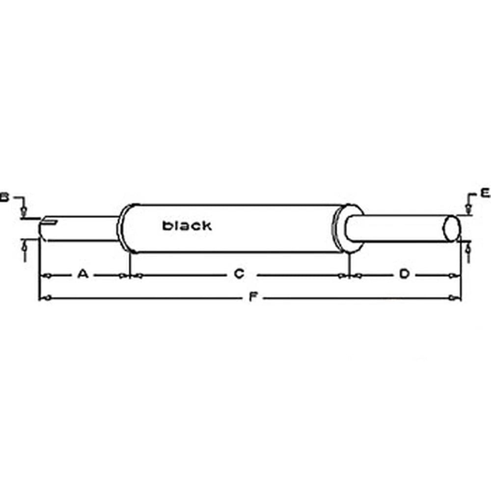Muffler for Massey Ferguson 90