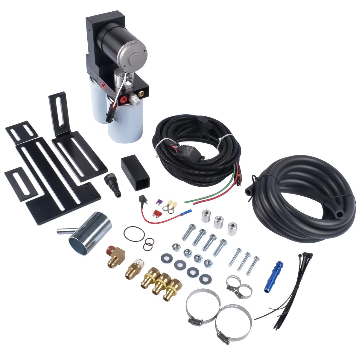 2X Diesel Fuel Lift Pump System TSC10100G for Chevy GMC Duramax 6.6L (2001–2010)