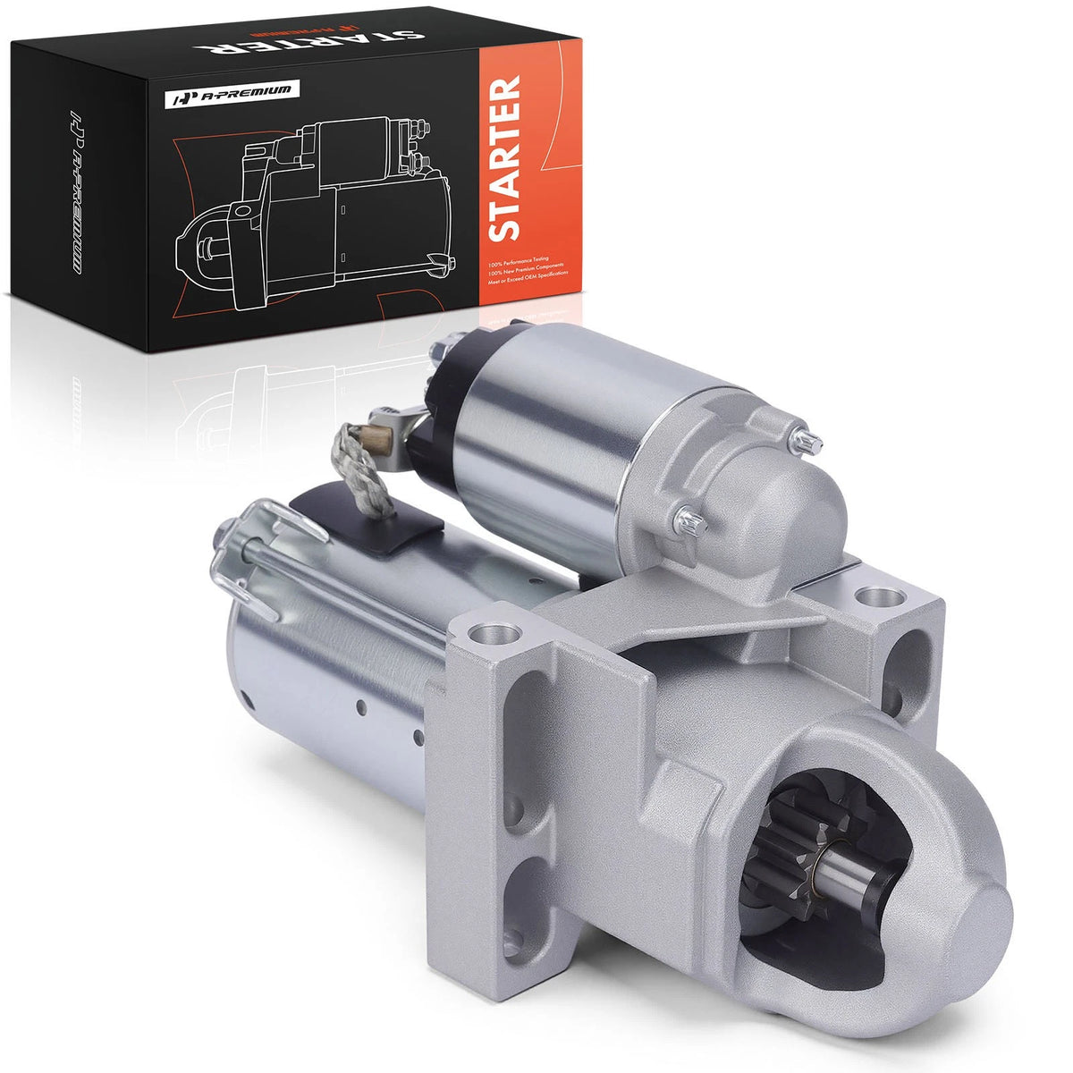 Starter Motor for Chevy Silverado 1500 GMC Sierra 1500 (2005–2008) 6495, 12581306, 89017637, 8000014, 6495N