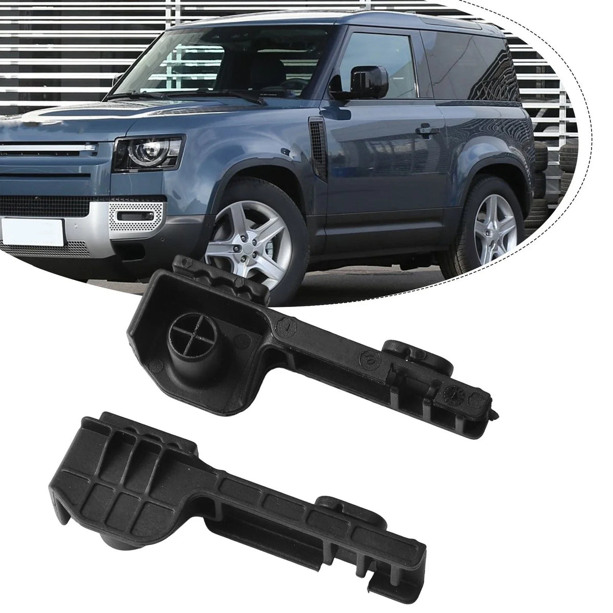 Pair of Roof Air Deflectors for Land Rover Defender L663 (2020–Present) LR137034