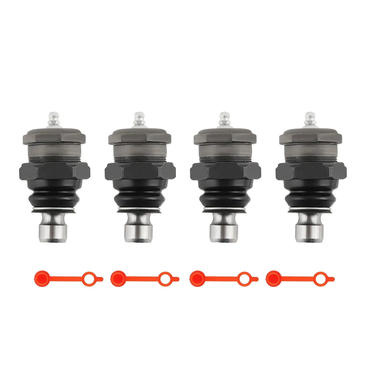 Set of 4 Upper Lower Front Ball Joints for Polaris RZR 4 1000 (2014–2024) KRZRBJ10