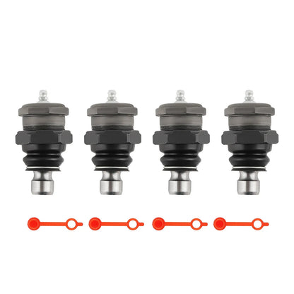 Set of 4 Upper Lower Front Ball Joints for Polaris RZR 4 1000 (2014–2024) KRZRBJ10