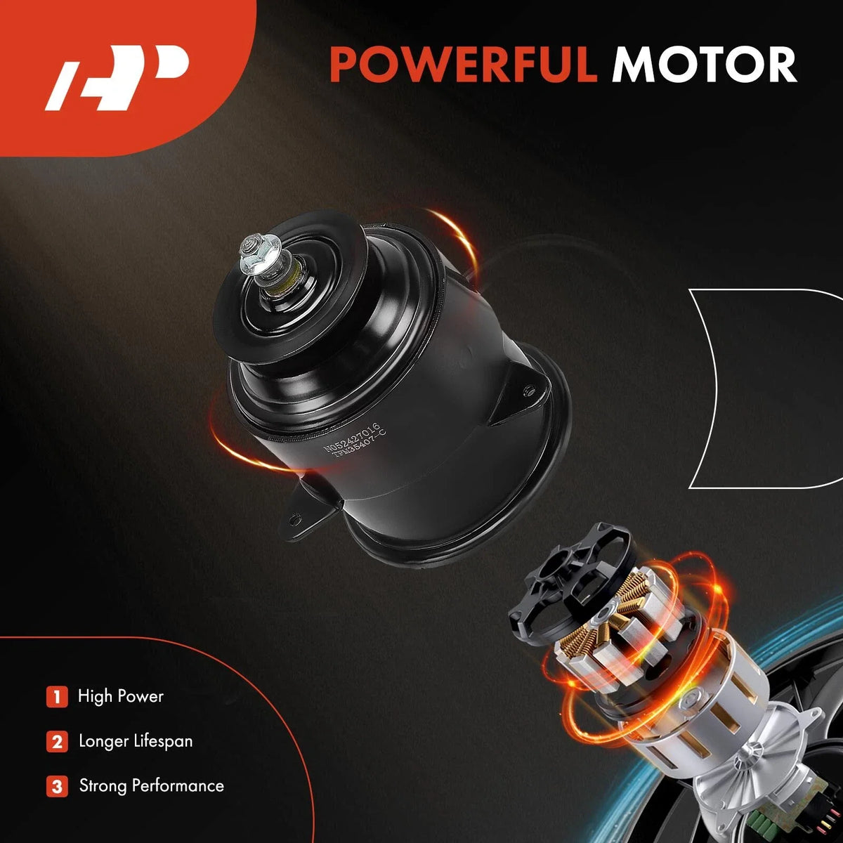 Radiator Fan Cooling Motor for Chevy Dodge Chrysler Honda Ford