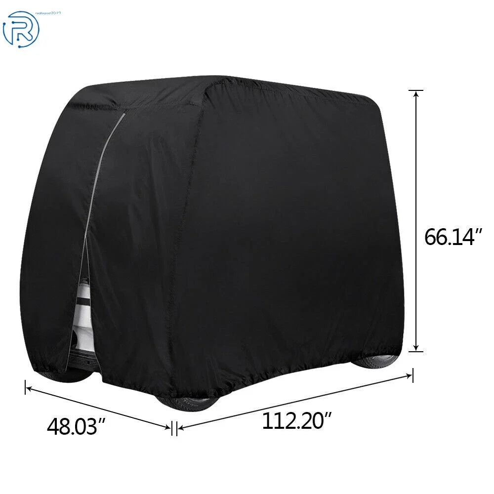 Golf Cart Storage Cover for EZGO, Club Car, Yamaha (4 Passenger)