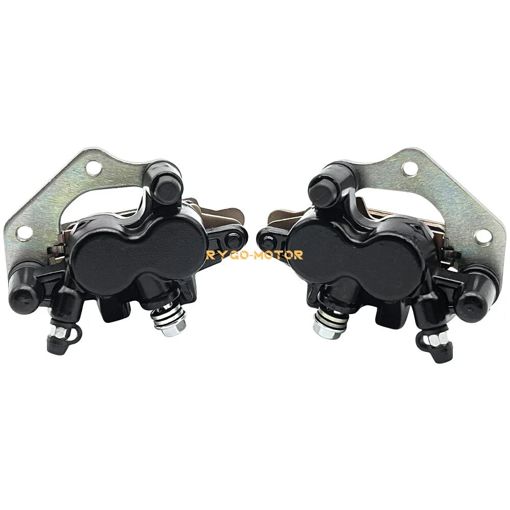Set of 2 Front Brake Calipers & Pads for Kawasaki KFX700 (2004–2011)
