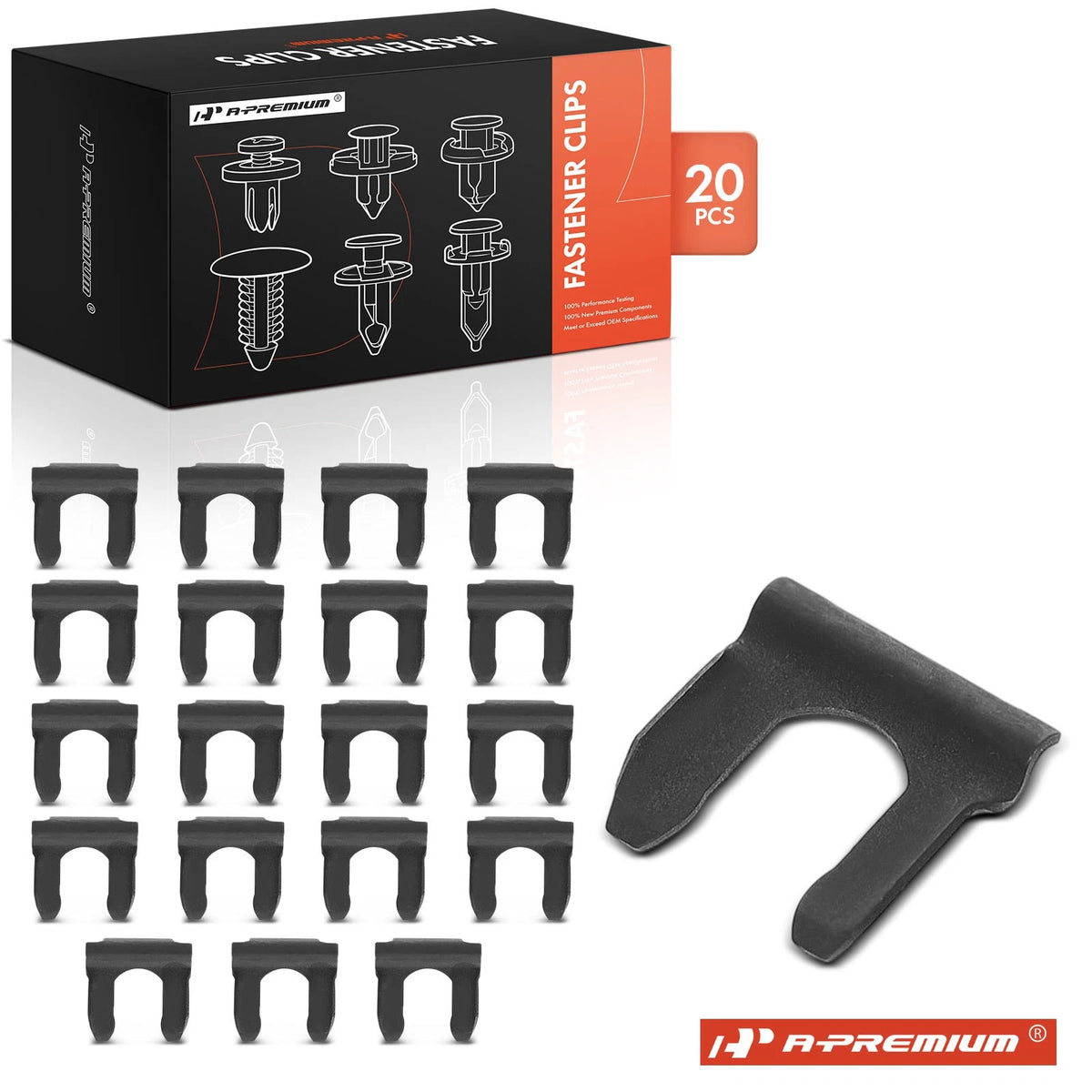 20Pcs Brake Hose Retainer Clips for Ford Taurus Mercury Lincoln (C7AZ2814A, C7AZ-2814-A, 476737, 23887)